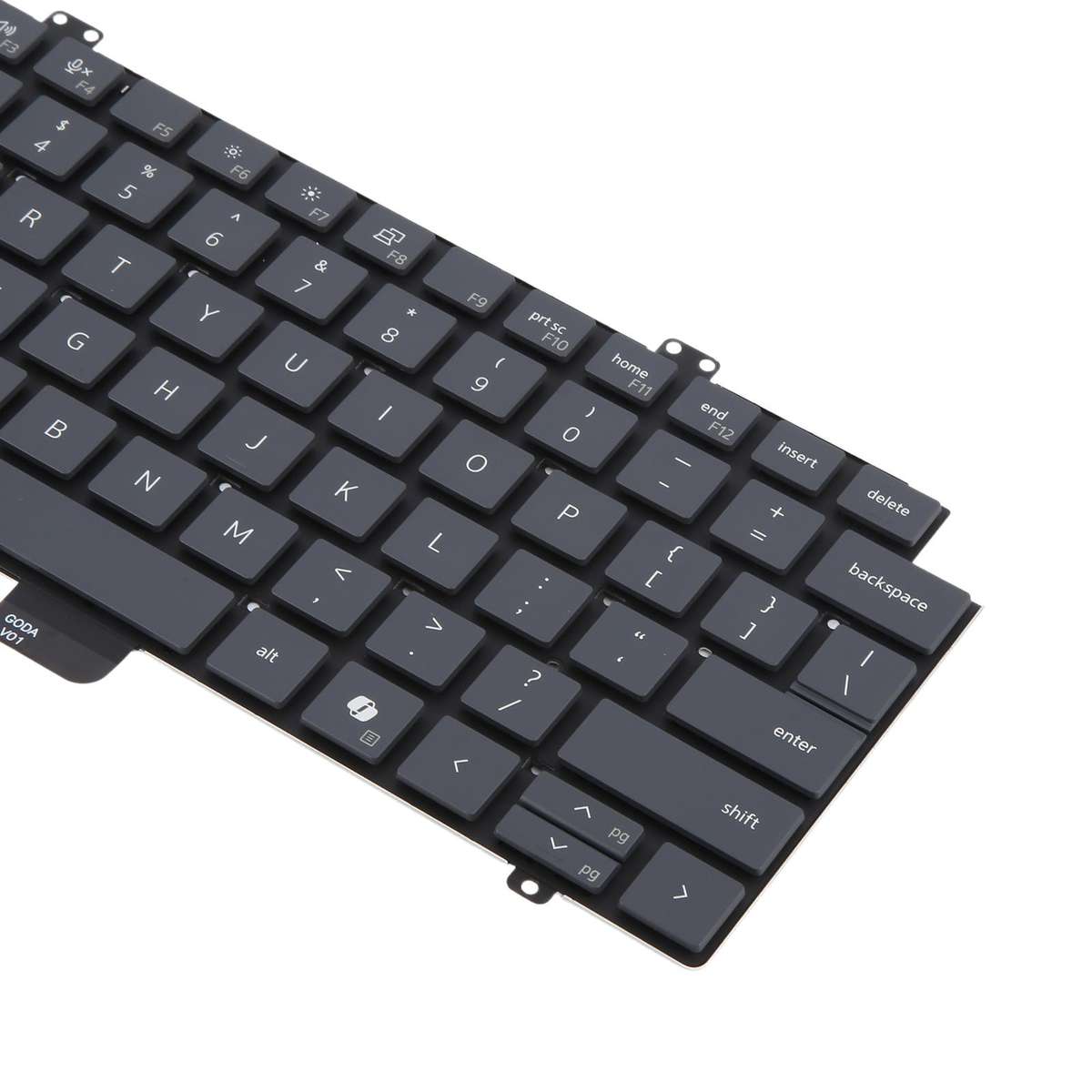 For Dell Pro 14 Plus PB14250 14255 Pro Max 14 Series US Version Laptop Keyboard(Grey)