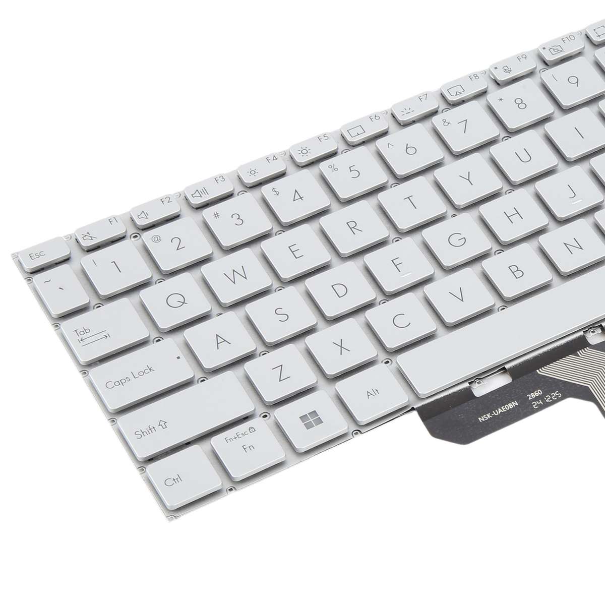 For ASUS Vivobook Pro 16 K6502 K6602 ZC ZE US Version Backlit Laptop Keyboard(Silver)