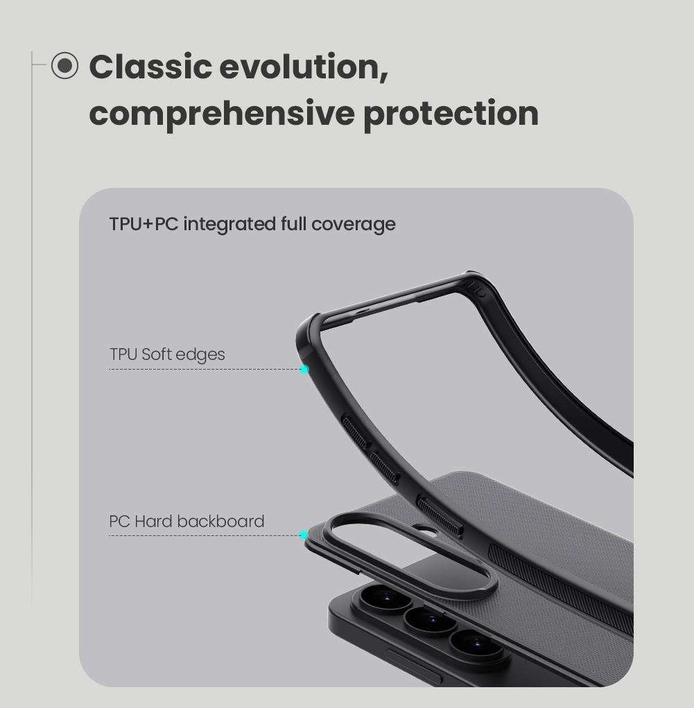 For Samsung Galaxy S26 5G NILLKIN Super Frosted Shield Pro PC + TPU Phone Case(Black)
