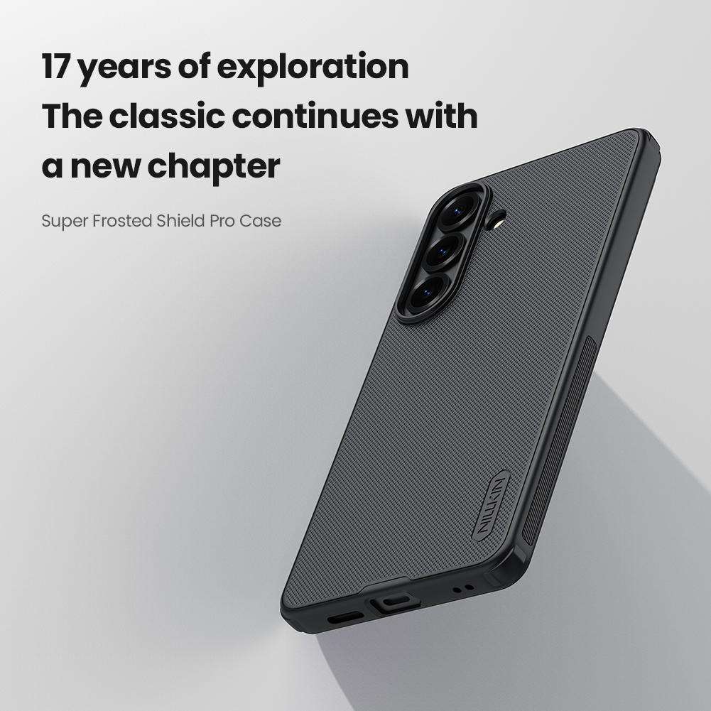 For Samsung Galaxy S26+ 5G NILLKIN Super Frosted Shield Pro PC + TPU Phone Case(Black)
