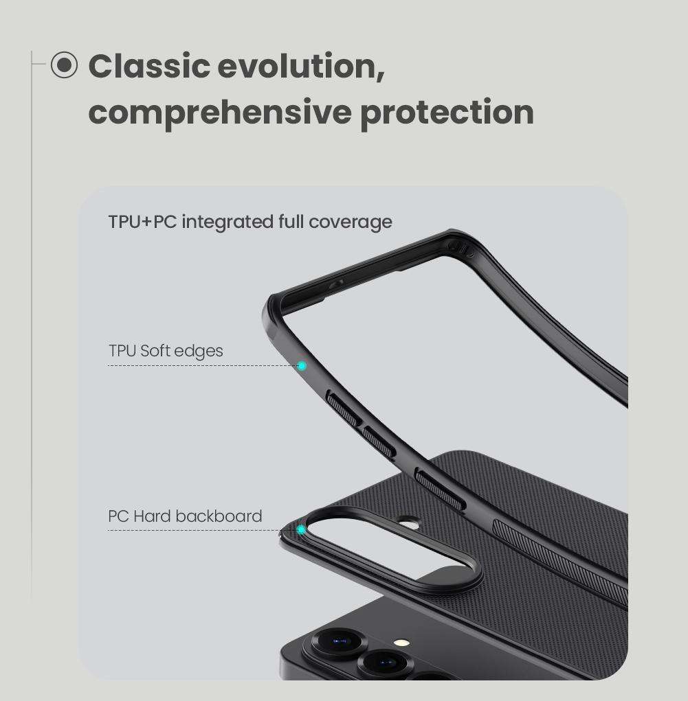 For Samsung Galaxy S26+ 5G NILLKIN Super Frosted Shield Pro PC + TPU Phone Case(Black)