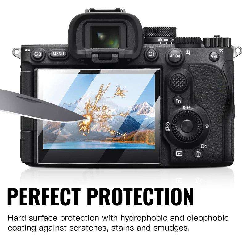 For Sony Alpha 7 V / ILCE-7M5 2pcs HD Anti-Scratch Anti-Fingerprint Tempered Gla ... (Transparent)
