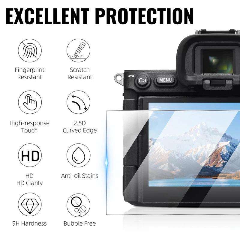 For Sony Alpha 7 V / ILCE-7M5 2pcs HD Anti-Scratch Anti-Fingerprint Tempered Gla ... (Transparent)