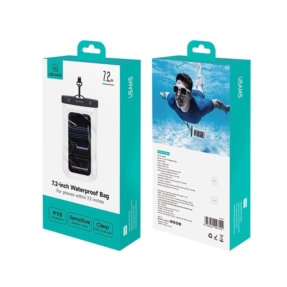 USAMS YD016 7.2 inch Waterproof Bag(Transparent)