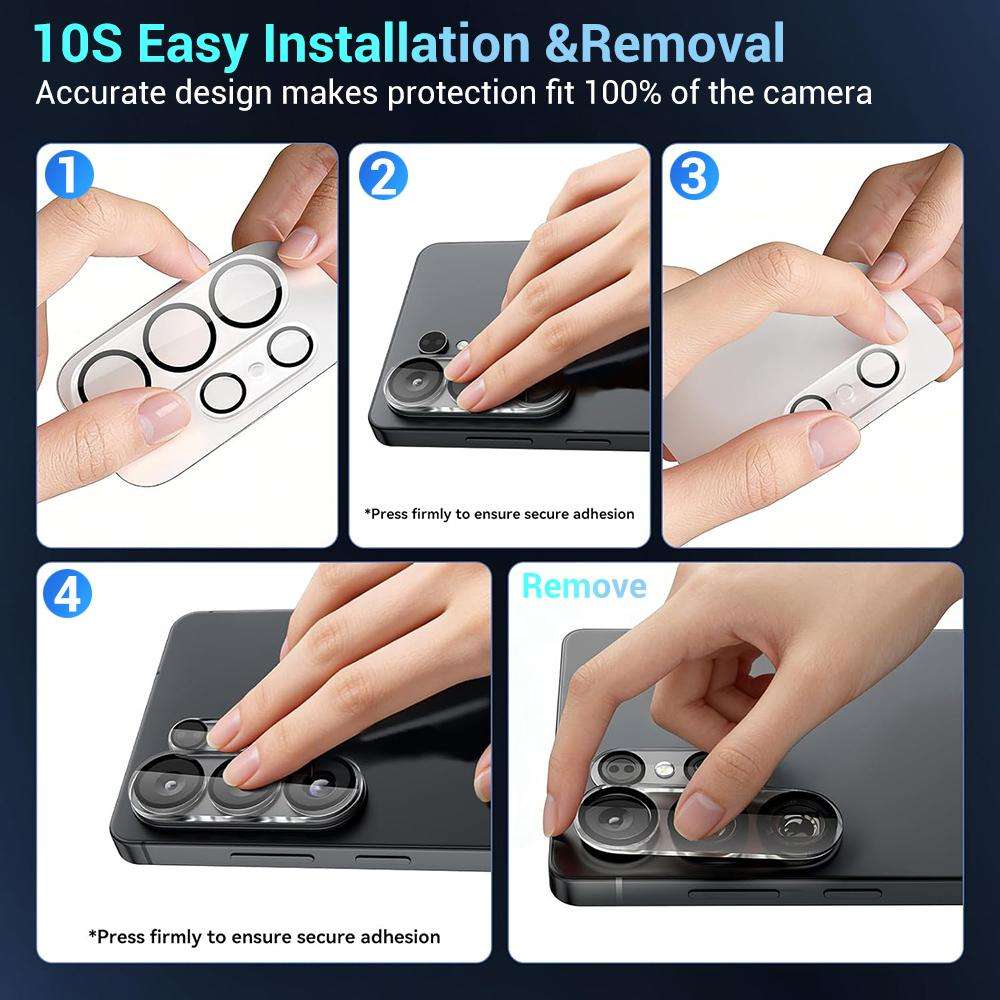 For Samsung Galaxy S26 Ultra 5G XDcase HD Tempered Glass Camera Lens ... (Silkscreen Black Circle)