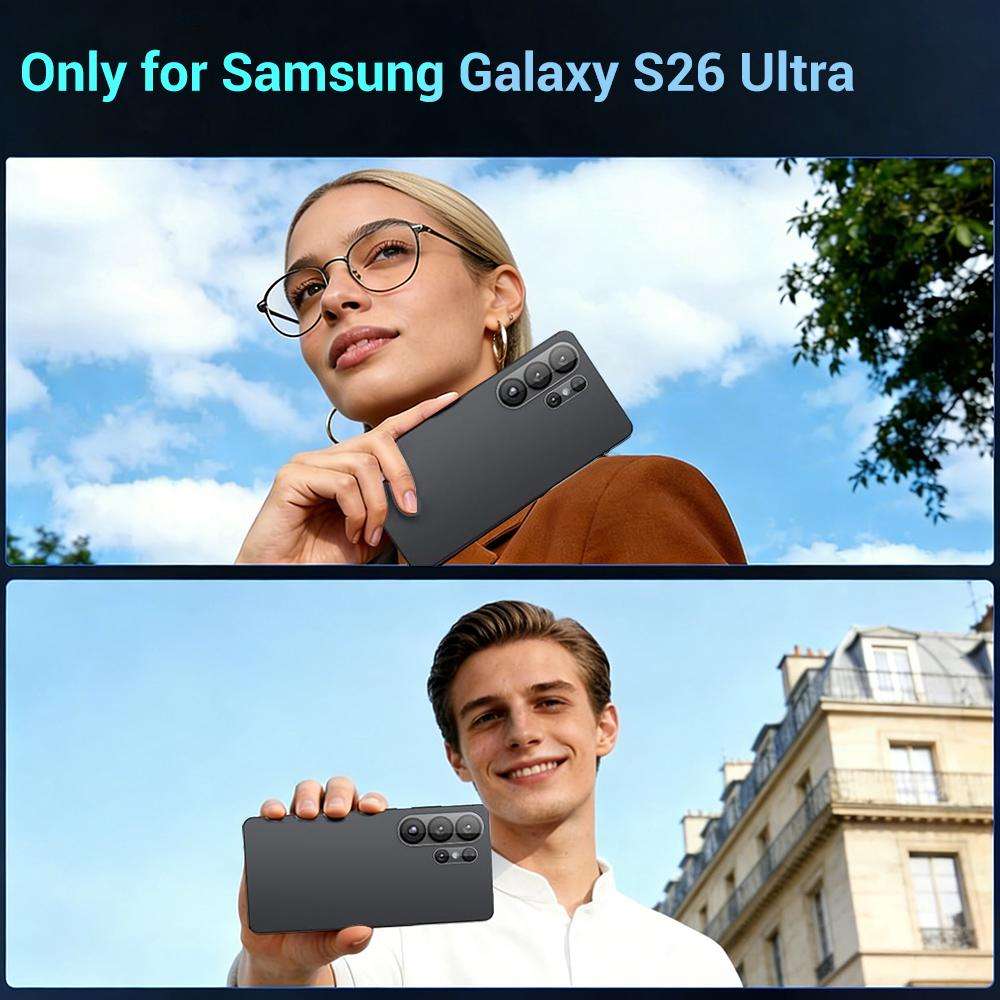For Samsung Galaxy S26 Ultra 5G XDcase HD Tempered Glass Camera Lens ... (Silkscreen Black Circle)