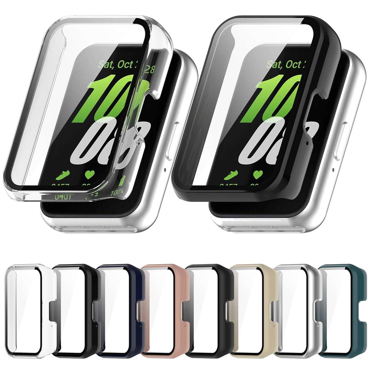 For Huawei Band 11 Pro / 11 xDfind Tempered Film Integrated PC Watch Protective Case(Black)