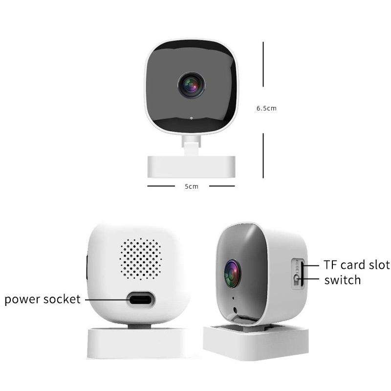 Wireless WiFi Smart High-Definition Wide-Angle Surveillance Camera, Specification:300W ... (White)
