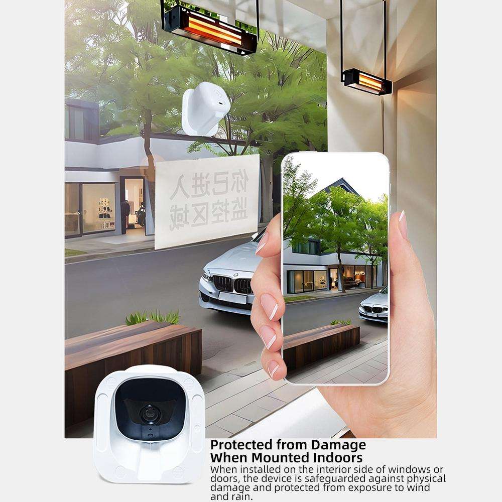 Wireless WiFi Smart High-Definition Wide-Angle Surveillance Camera, Specification:300W ... (White)