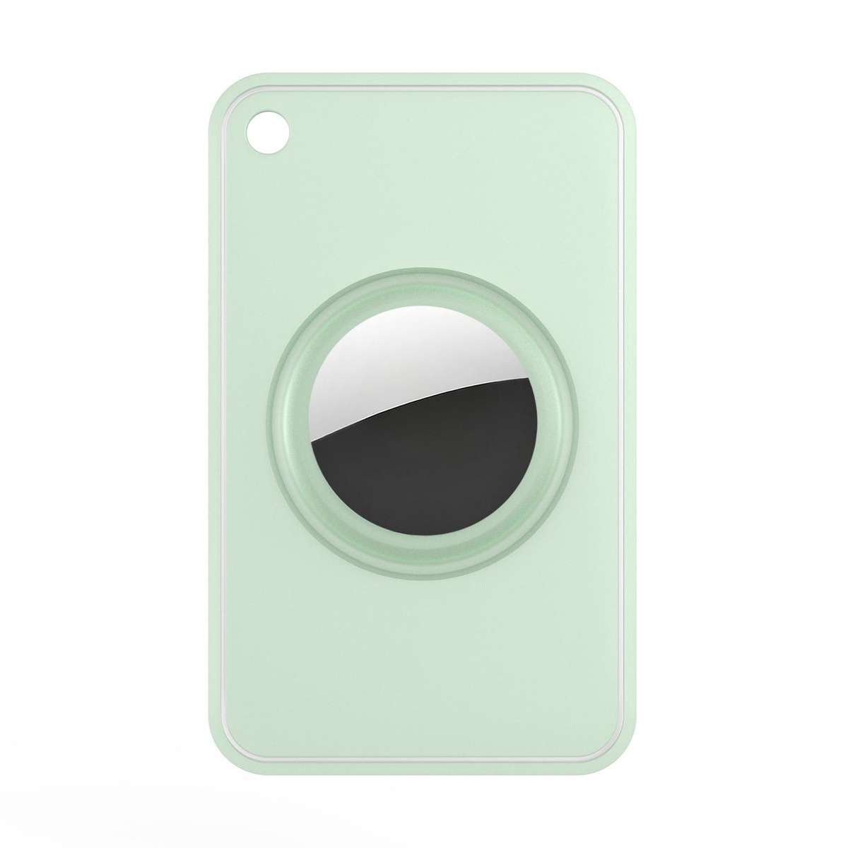 For AirTag 2nd Gen / 1st Gen XDcase Ultra-Thin Wallet Card Design TPU Prot ... (Transparent Green)