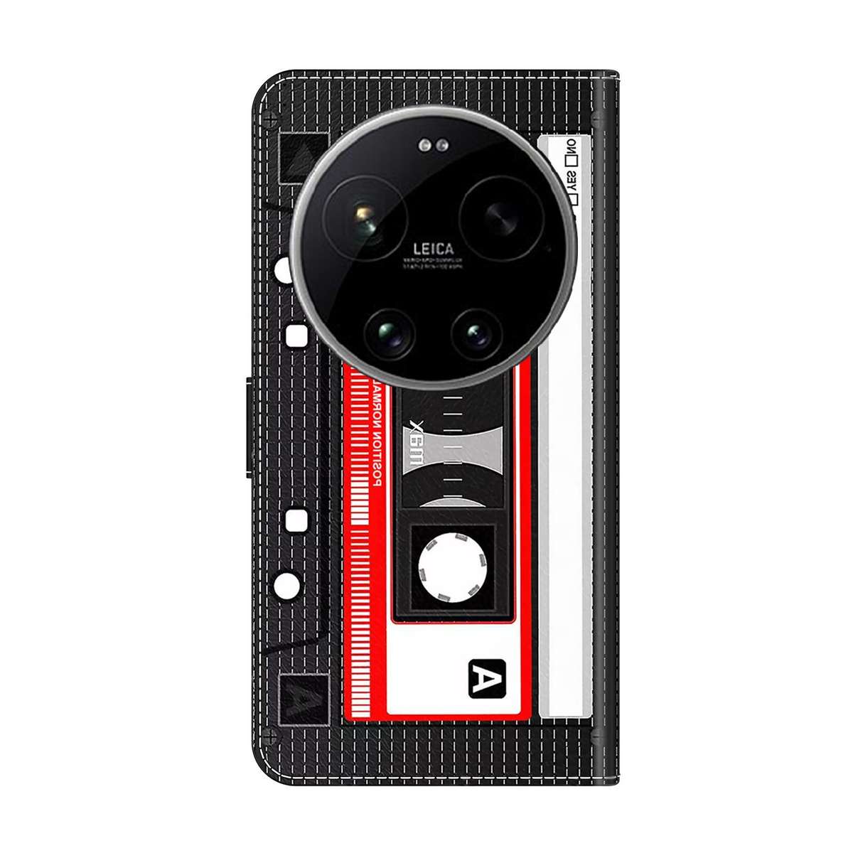 For Xiaomi 17 Ultra Crystal-Like Painted Vegan Leather Phone Case(Tape)