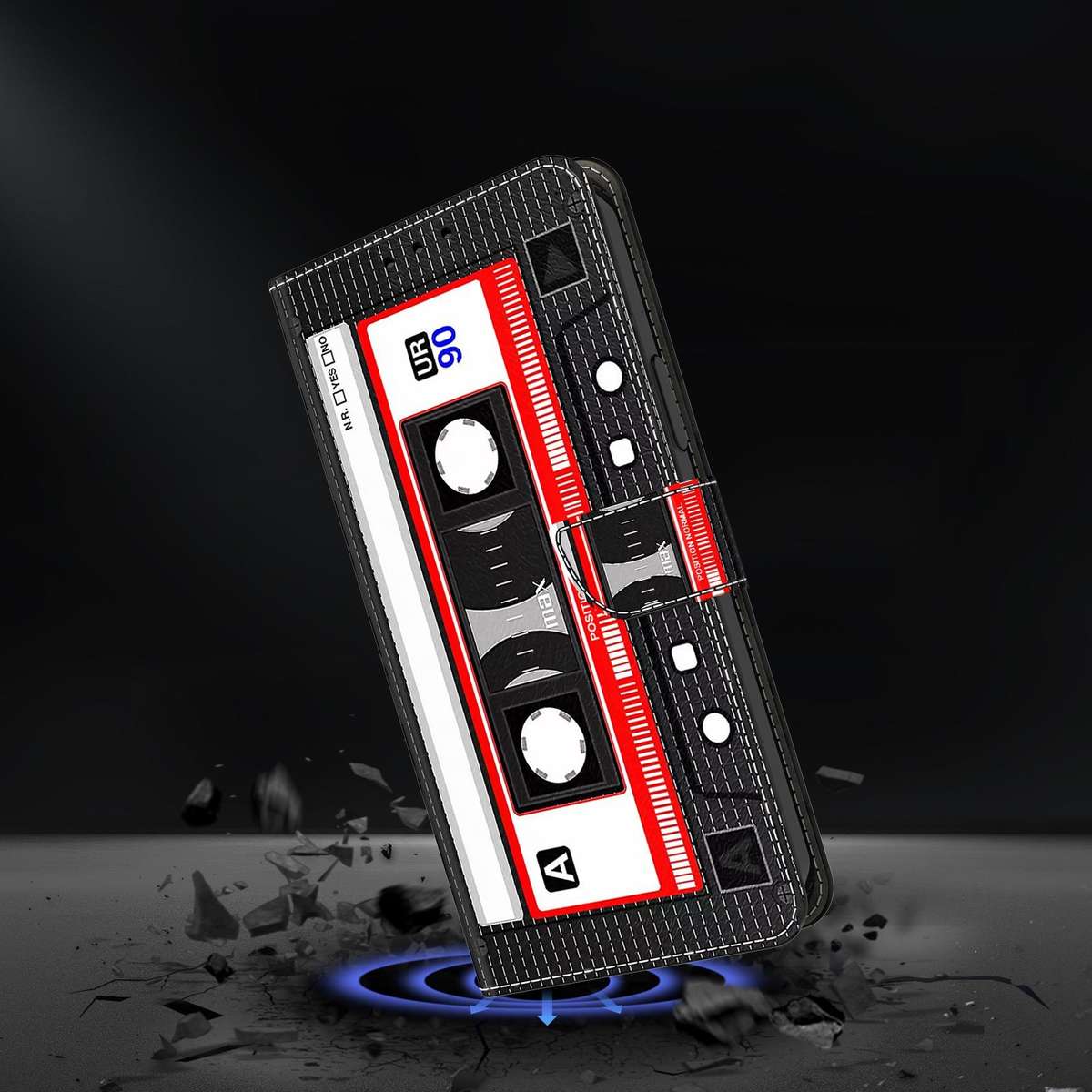 For Xiaomi 17 Ultra Crystal-Like Painted Vegan Leather Phone Case(Tape)