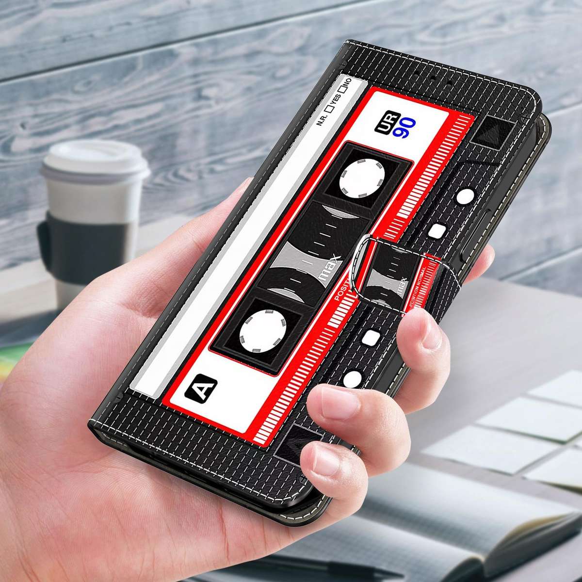 For Xiaomi 17 Ultra Crystal-Like Painted Vegan Leather Phone Case(Tape)