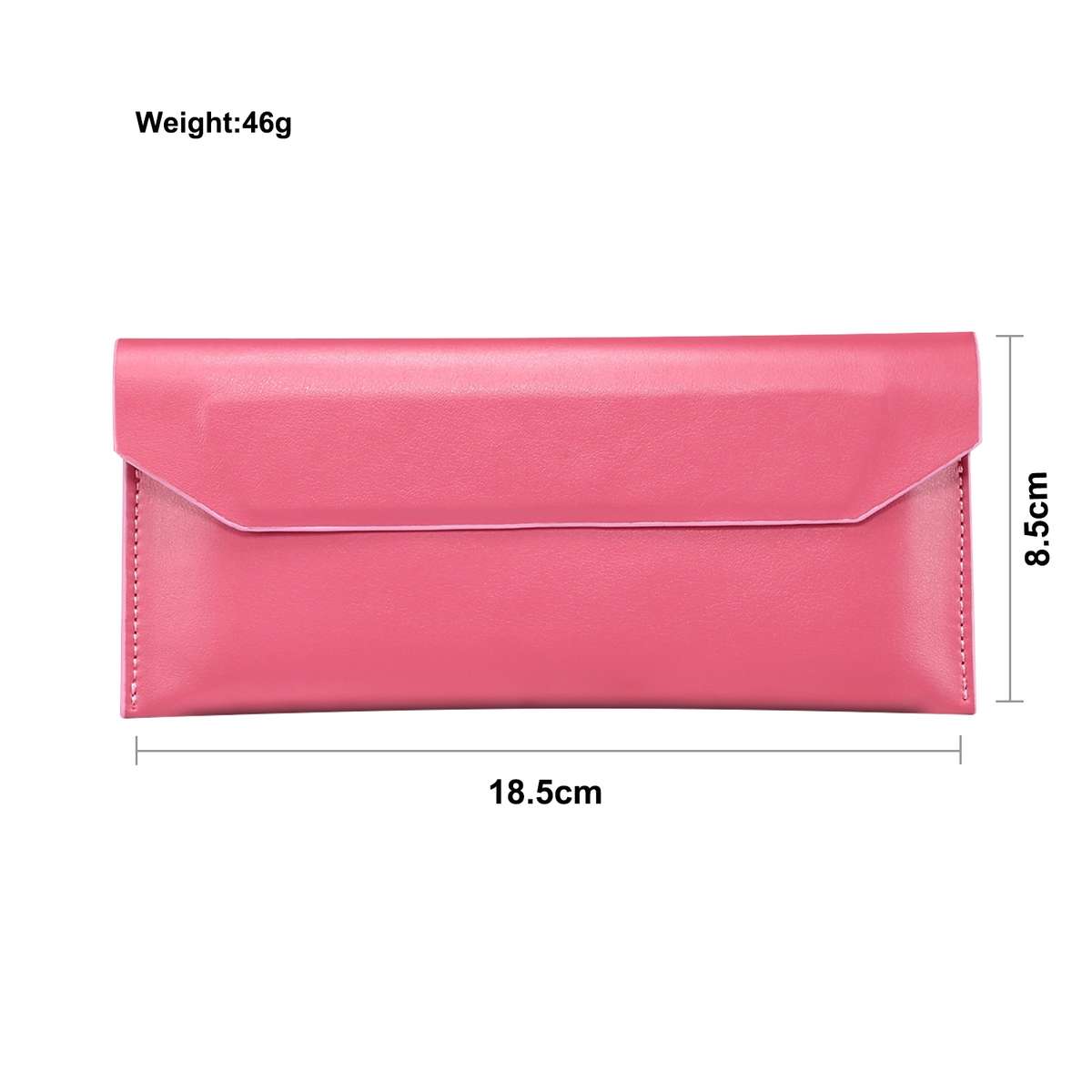 Magnetic Genuine Leather Horizontal Flip Protective Case for 6.1-6.7 inch Smartphones(Pink)