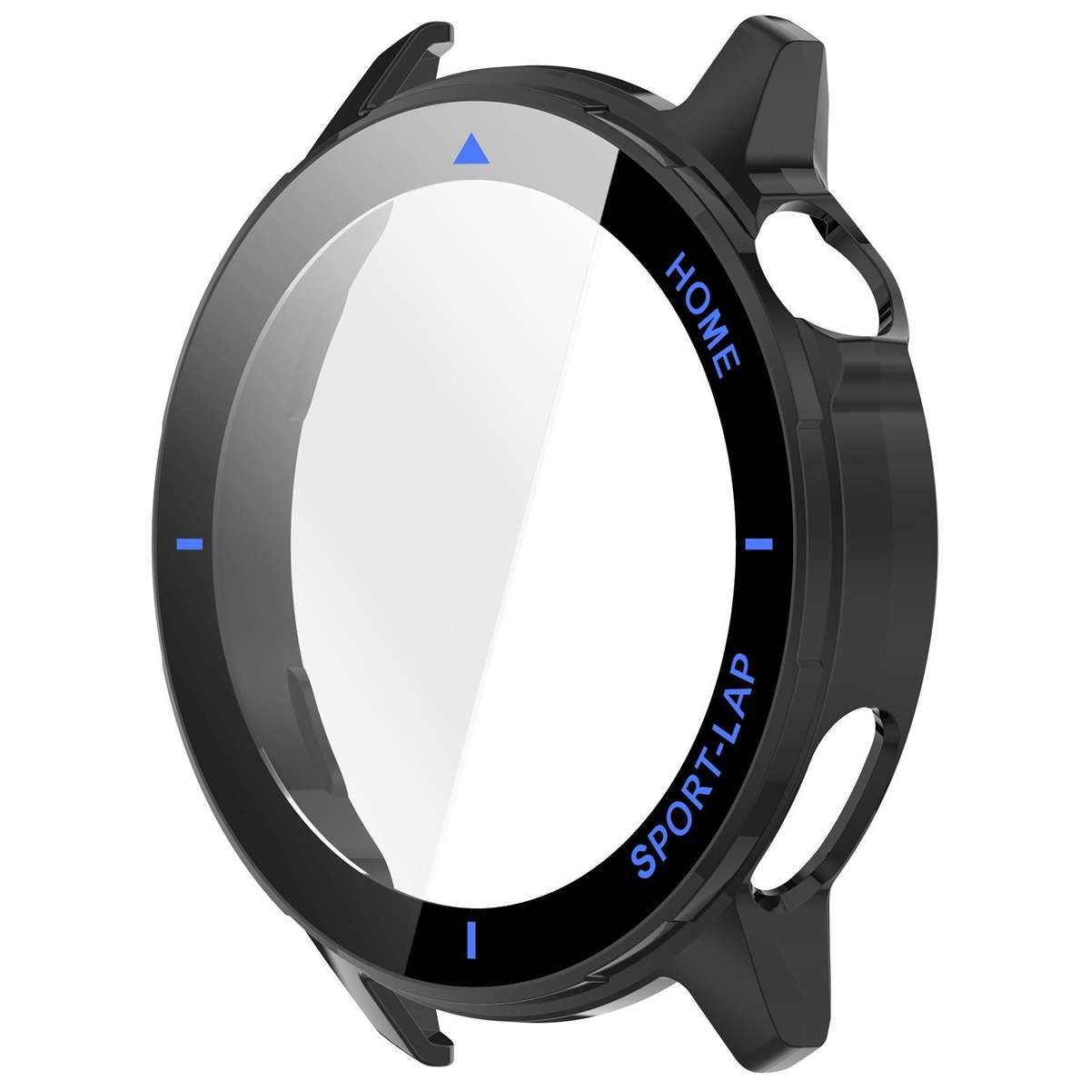 For Huawei Watch GT Runner 2 xDfind Tempered Film Integrated PC Watch Case(Black Blue)