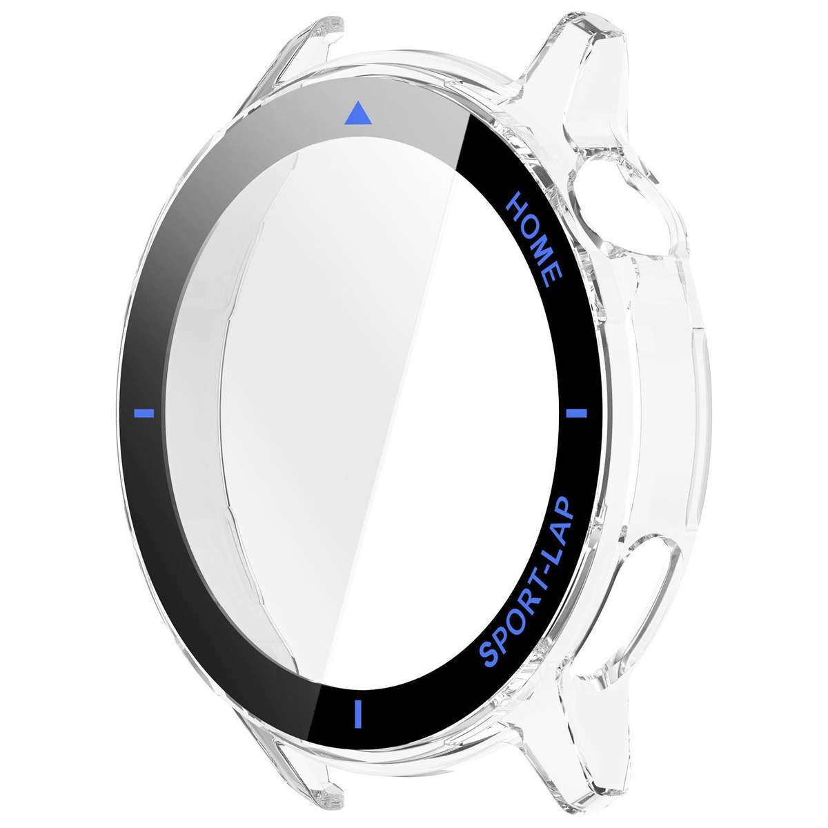 For Huawei Watch GT Runner 2 xDfind Tempered Film Integrated PC Watch Case(Black Blue)