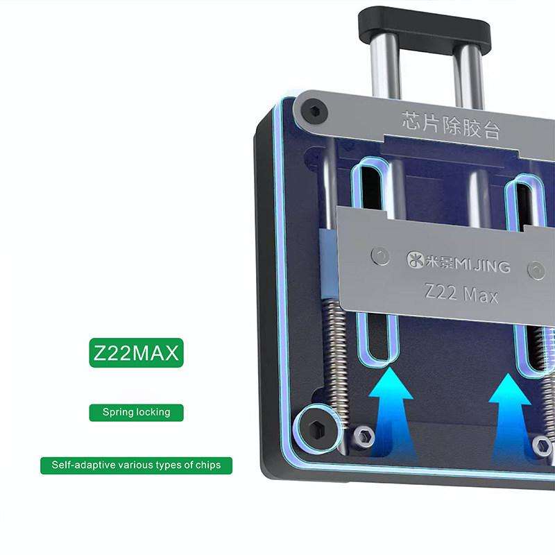Mijing Z22MAX CPU Chip Tin Planting BGA Reballing Stencil Platform For iPhone 11-17 Pro Max / Androi
