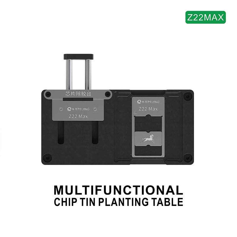 Mijing Z22MAX CPU Chip Tin Planting BGA Reballing Stencil Platform For iPhone 11-17 Pro Max / Androi