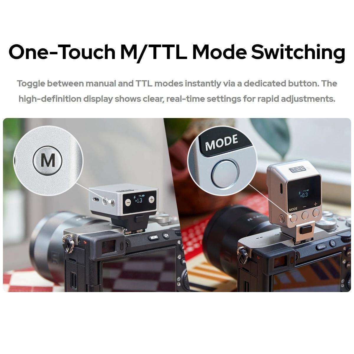 Godox iT22 TTL Mini iFlash Camera Flash Light, Model:iT22 S For Sony(Black)