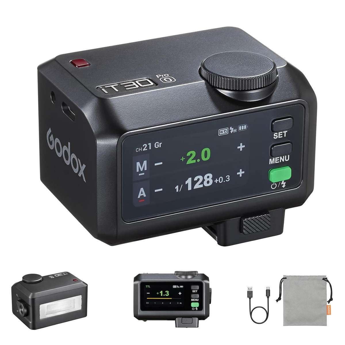 Godox iT30 Pro TTL Mini iFlash Camera Flash Light, Model: iT30 Pro O For Olympus / Panasonic(Black)