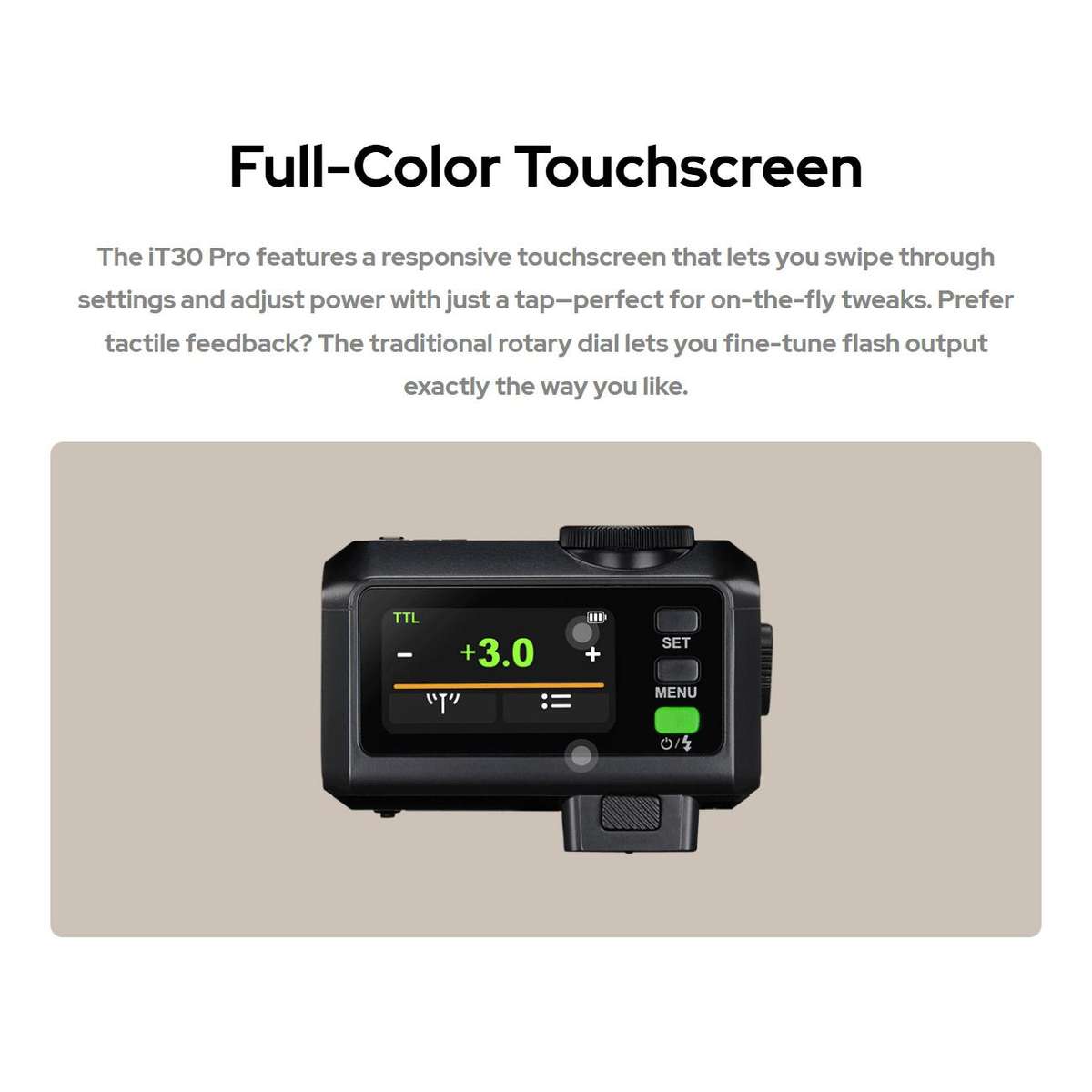 Godox iT30 Pro TTL Mini iFlash Camera Flash Light, Model: iT30 Pro S For Sony(Black)