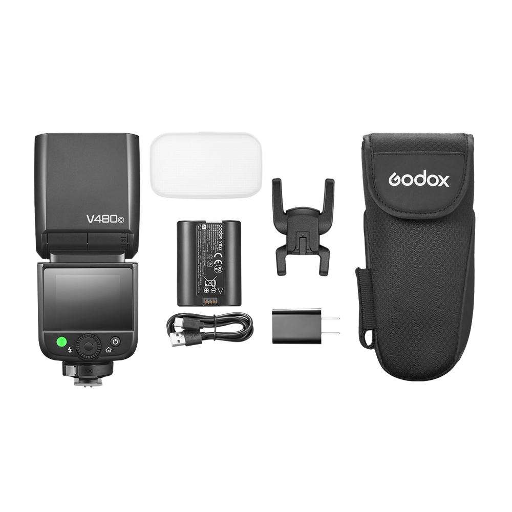 Godox V480 TTL Li-ion Round Head Camera Flash For Canon(EU Plug)