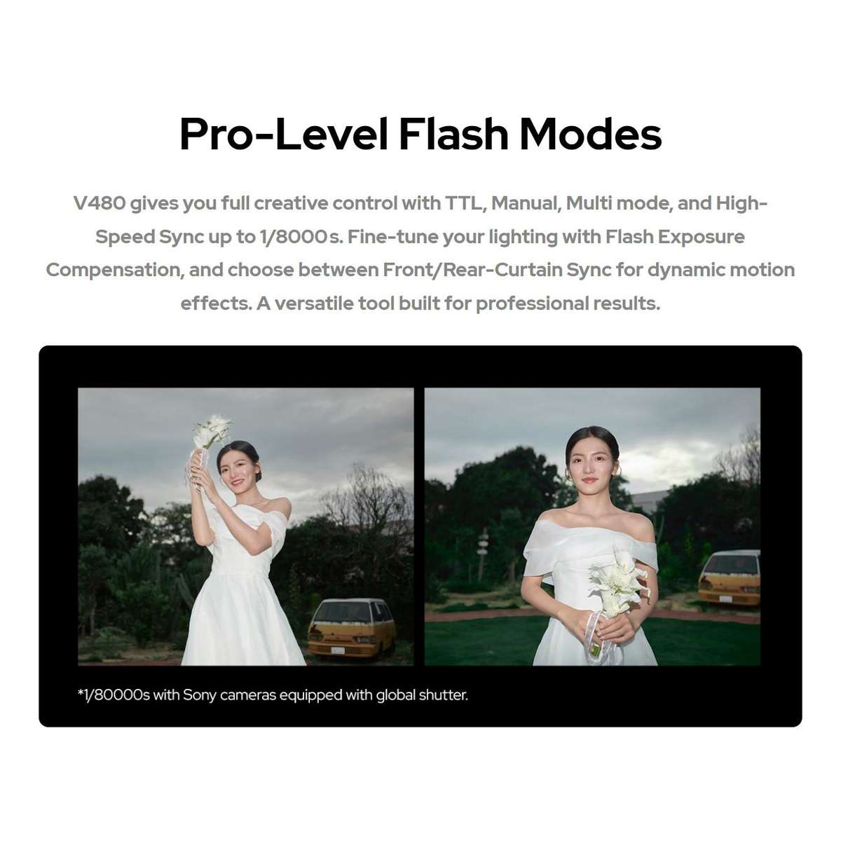 Godox V480 TTL Li-ion Round Head Camera Flash For Canon(EU Plug)