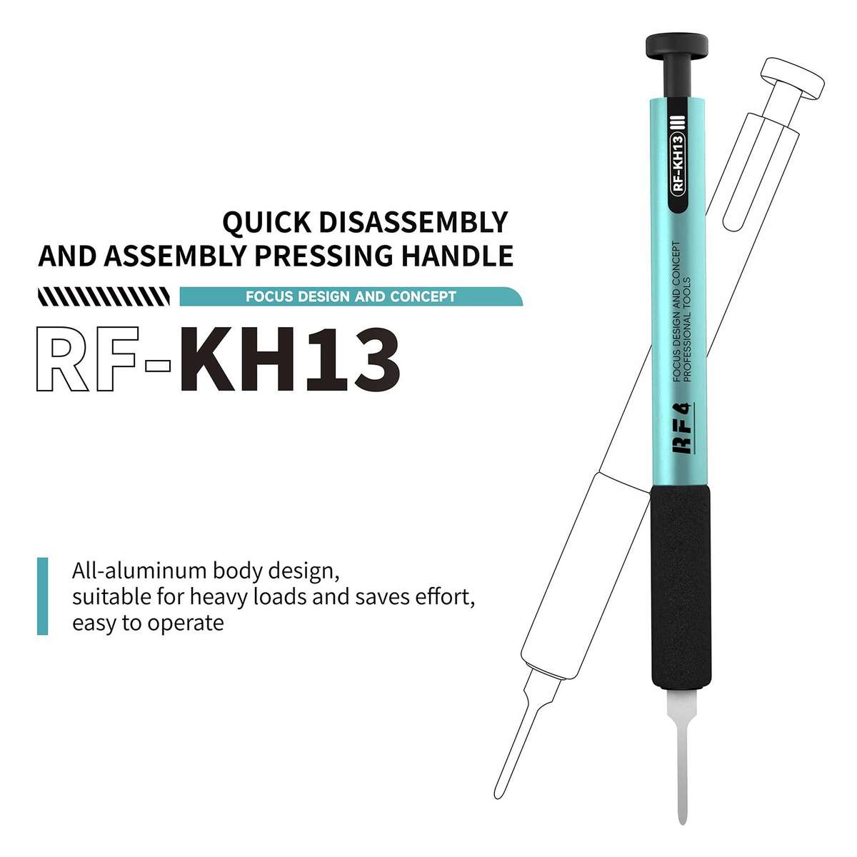 RF4 RF-KH13 Quick Disassembly and Assembly Pressing Handle