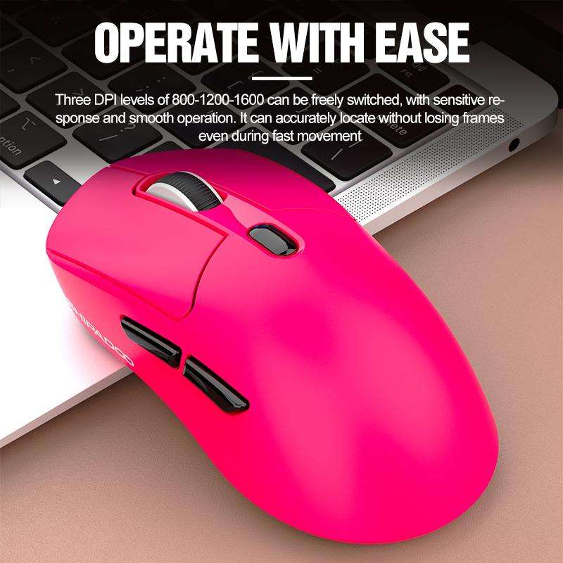 SHIPADOO A7 2.4GHzx Wireless BT Dual-Mode Mouse(Black)