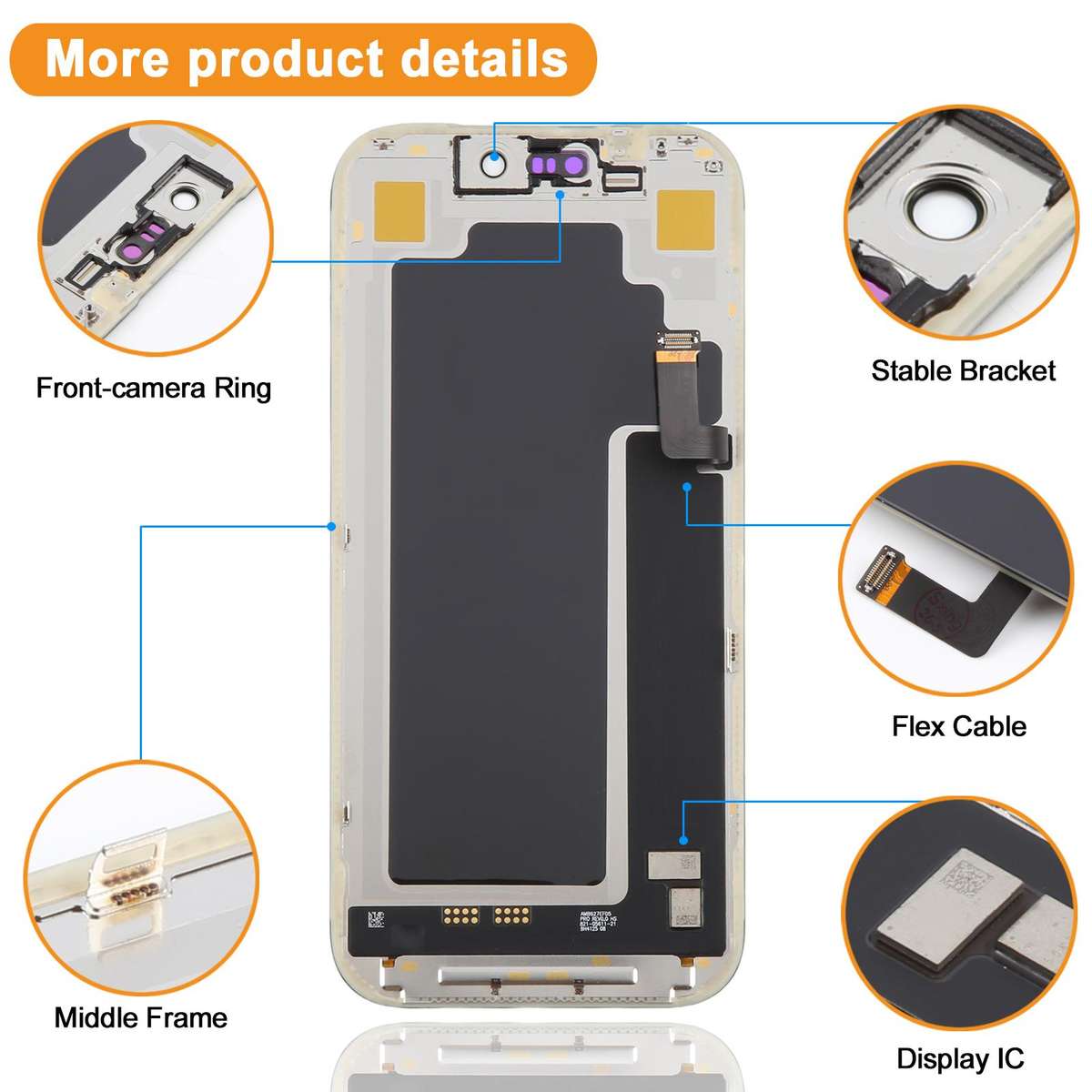 For iPhone 17 Pro HXL FOG OLED Screen