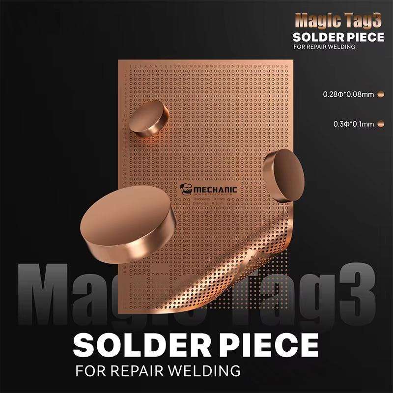 MECHANIC Magic Tag 3 Solder Piece, Specification:0.08x0.28mm + 0.1x0.3mm