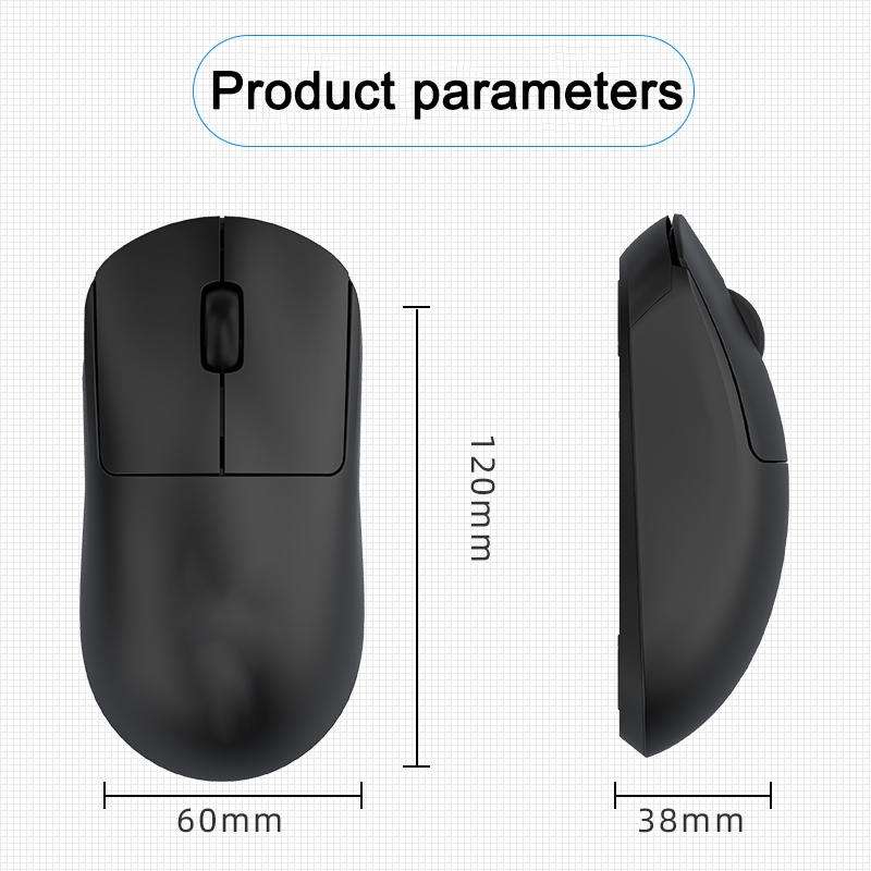 SHIPADOO W200 Office And Gaming 2.4G Wireless Mouse(Black)