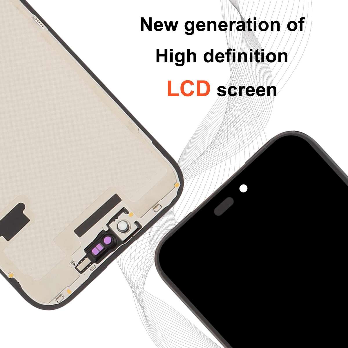 RJ Incell Cof Screen For iPhone 16 Pro Max
