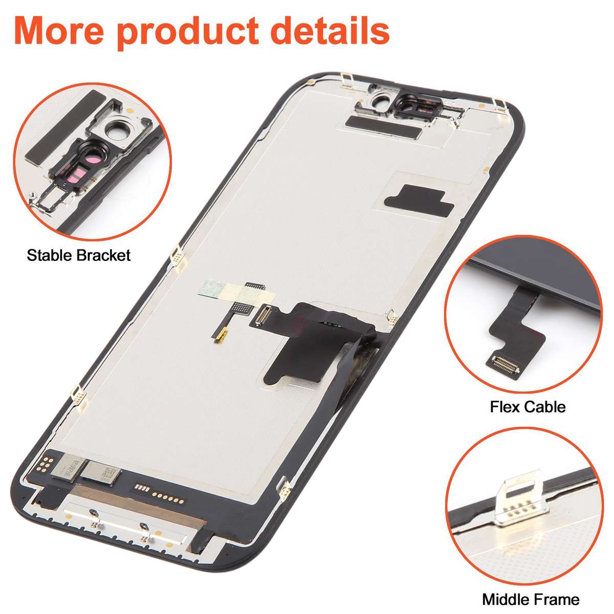 RJ Incell Cof Screen For iPhone 16 Pro