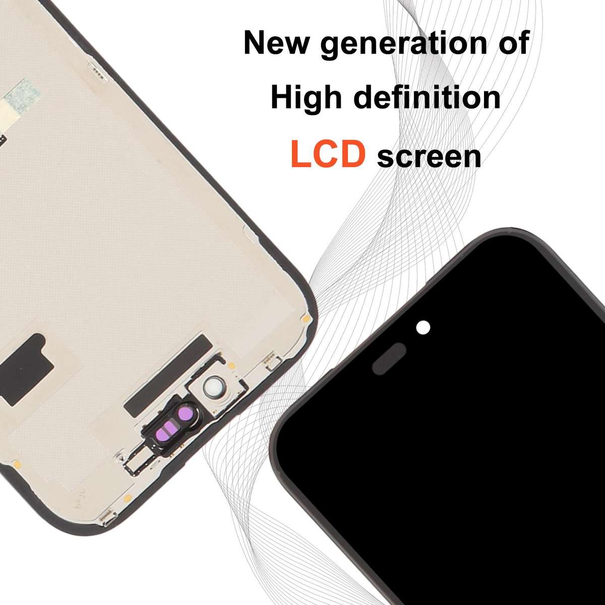 RJ Incell Cof Screen For iPhone 16 Pro