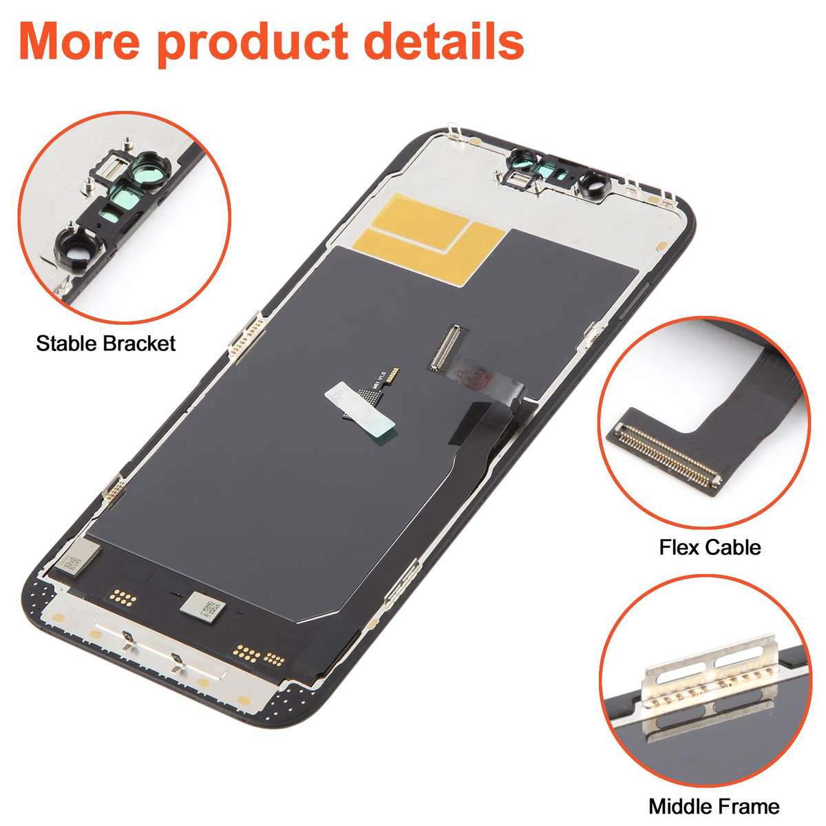RJ Soft OLED Screen For iPhone 13 Pro Max