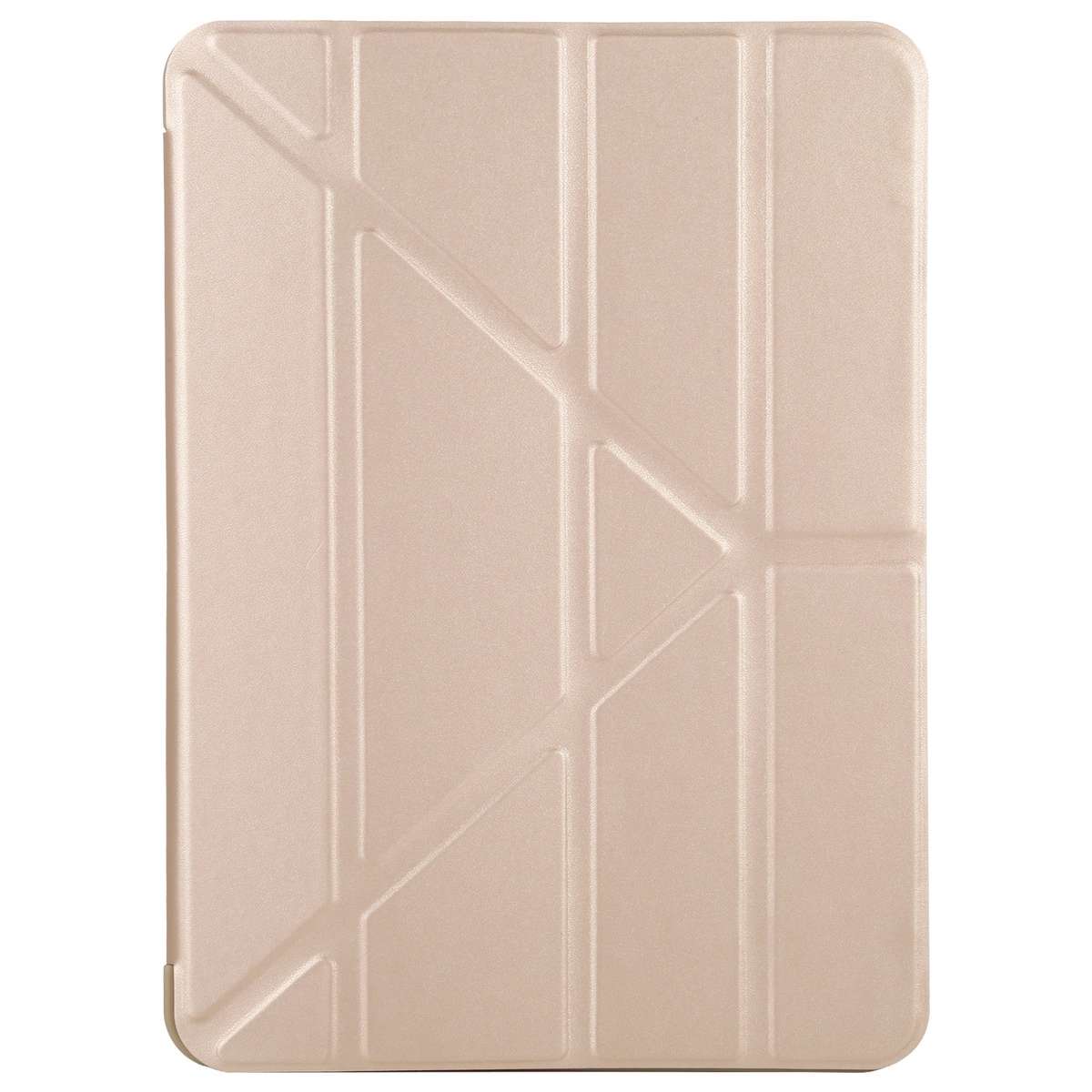 TPU Horizontal Deformation Flip Leather Case with Holder For iPad Air 2022 ... (Champagne Gold)