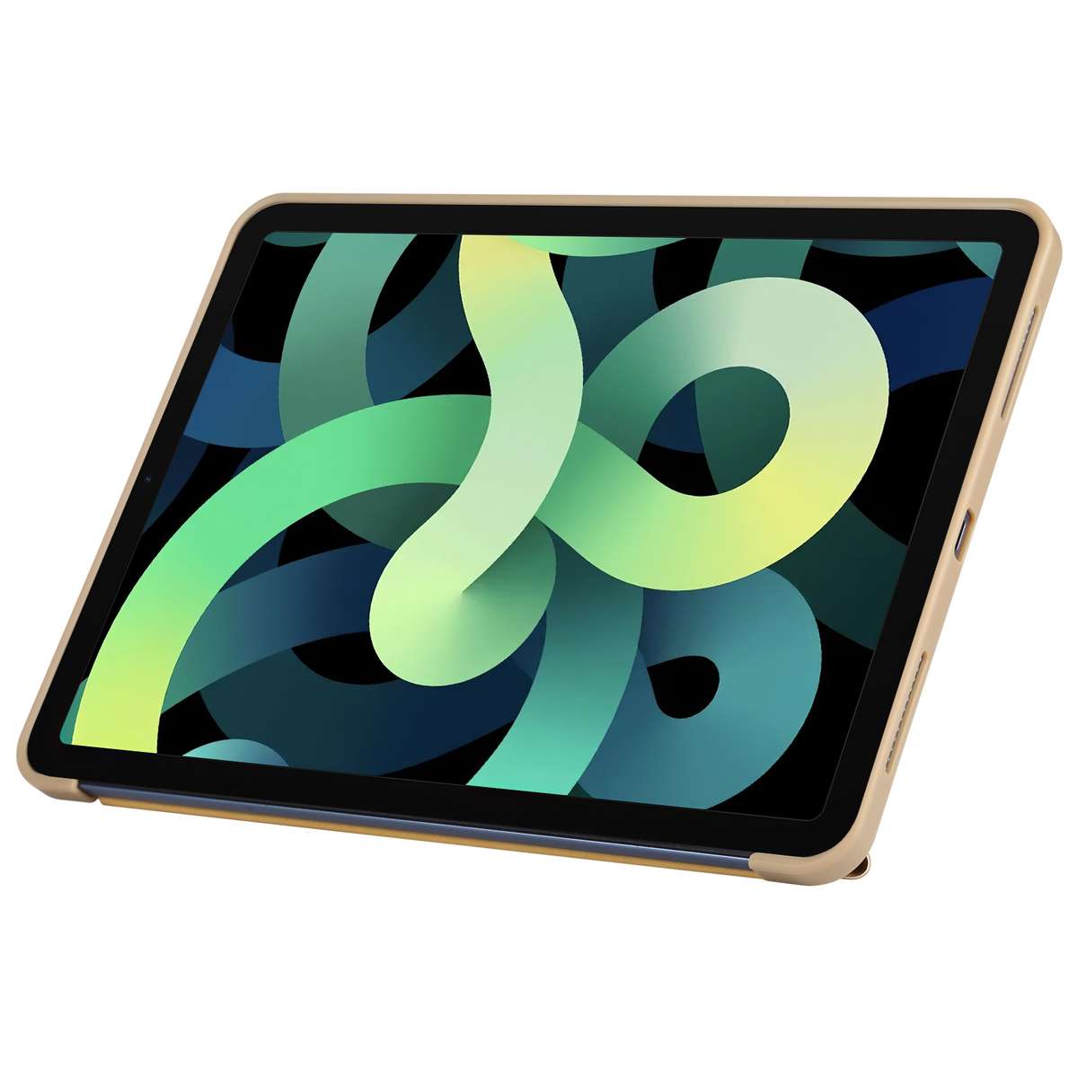 TPU Horizontal Deformation Flip Leather Case with Holder For iPad Air 2022 ... (Champagne Gold)