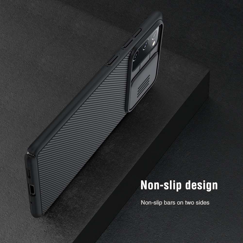For Samsung Galaxy S20 FE NILLKIN Black Mirror Series PC Camshield Full Coverage Dust-proof Scratch