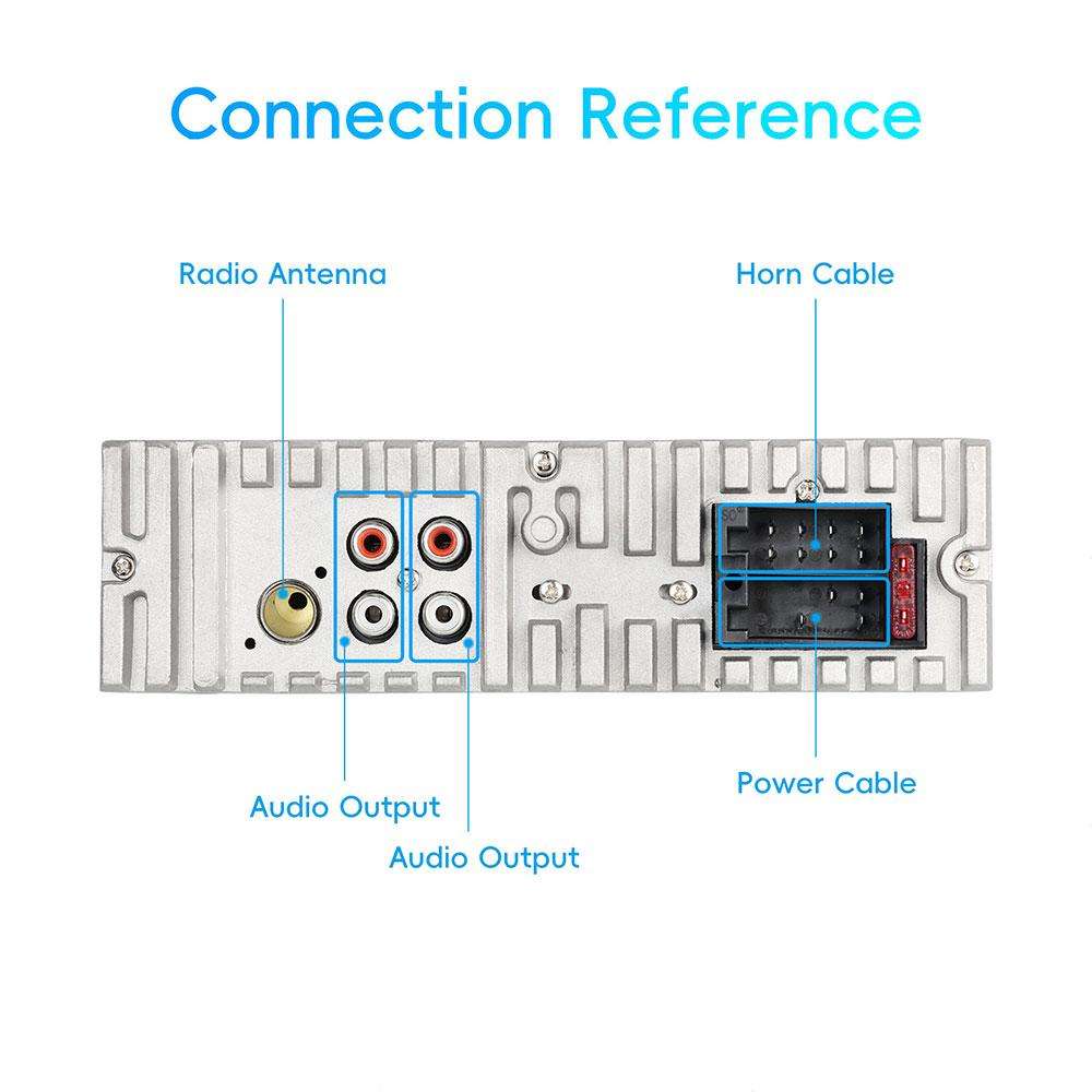 Universal Single-DIN Car MP3 Player with Phone Holder, Type:Standard without Memory Card