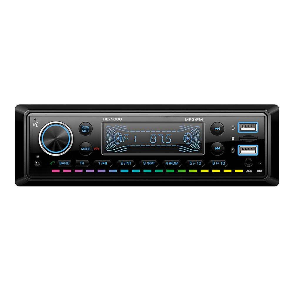 Universal Single-DIN Car Bluetooth MP3 Player FM Radio, Type:Standard with 64GB Memory Card
