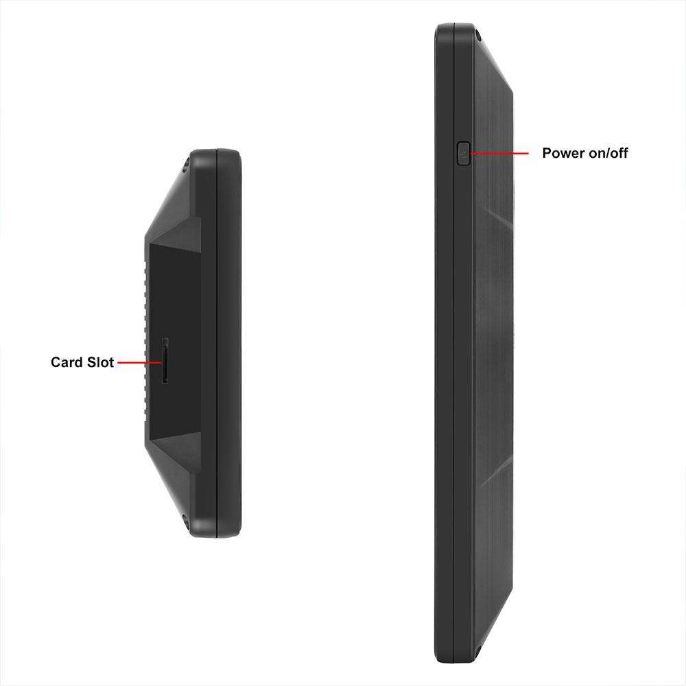 10.36 inch Trucks Electronic Rear-View Mirror Digital HD Wired Touchscreen with BSD DVRs, Type:with