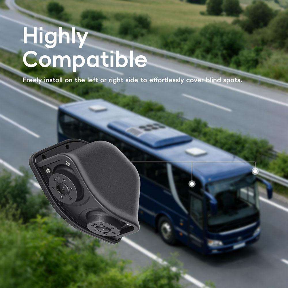 10.36 inch Trucks Electronic Rear-View Mirror Digital HD Wired Touchscreen with BSD DVRs, Type:with