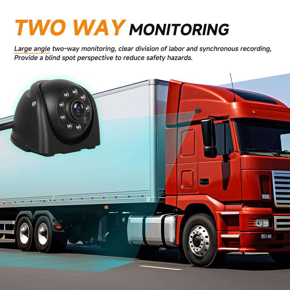 10.36 inch Trucks Electronic Rear-View Mirror Digital HD Wired Touchscreen 2 in 1 Set with BSD DVRs(