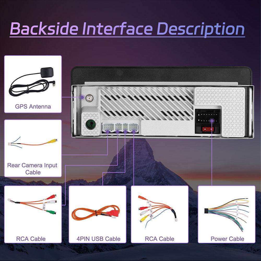 5 inch Single Din Android 15 Center Console CarPlay Car Video Navigation, Specification:Standard