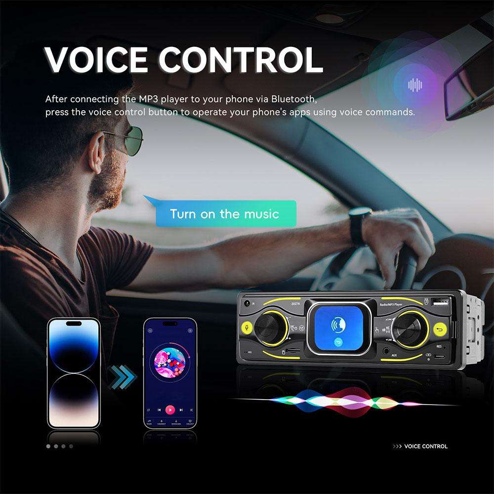 2.17 inch Car HD Touchable Screen Single Din MP5 Player, Specification:Standard+64GB memory card