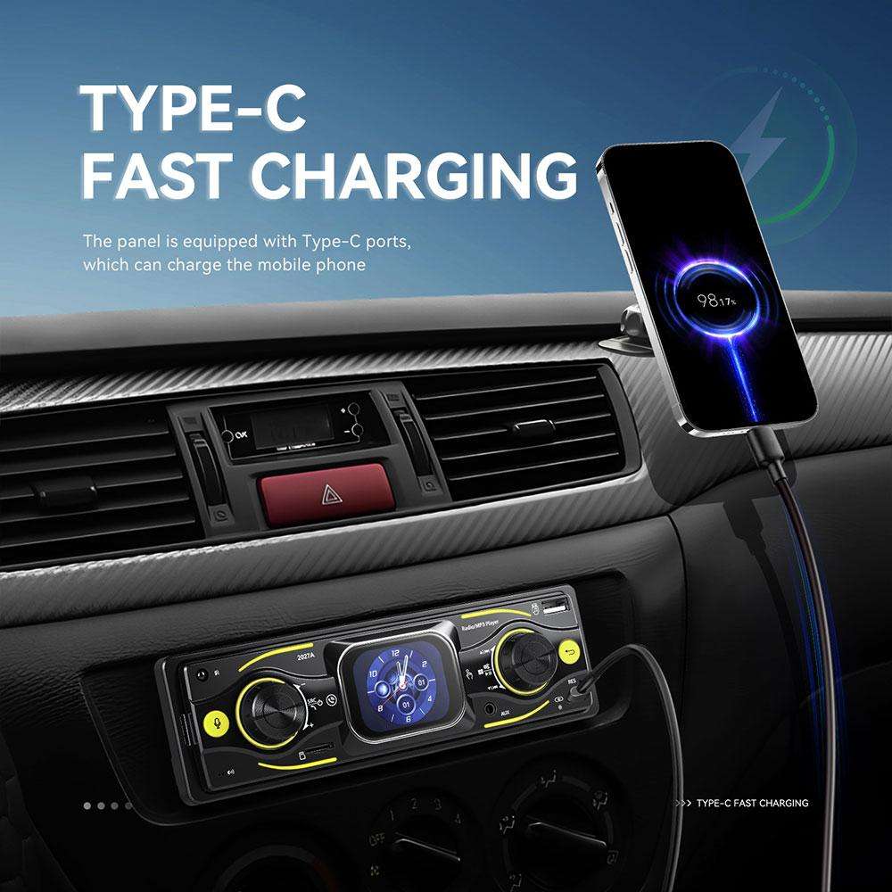 2.17 inch Car HD Touchable Screen Single Din MP5 Player, Specification:Standard+64GB memory card