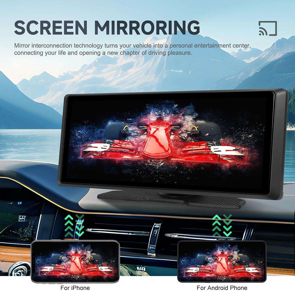 8.1 inch 2K Center CarPlay Auto Car Portable Navigation Screen, Specification:Standard
