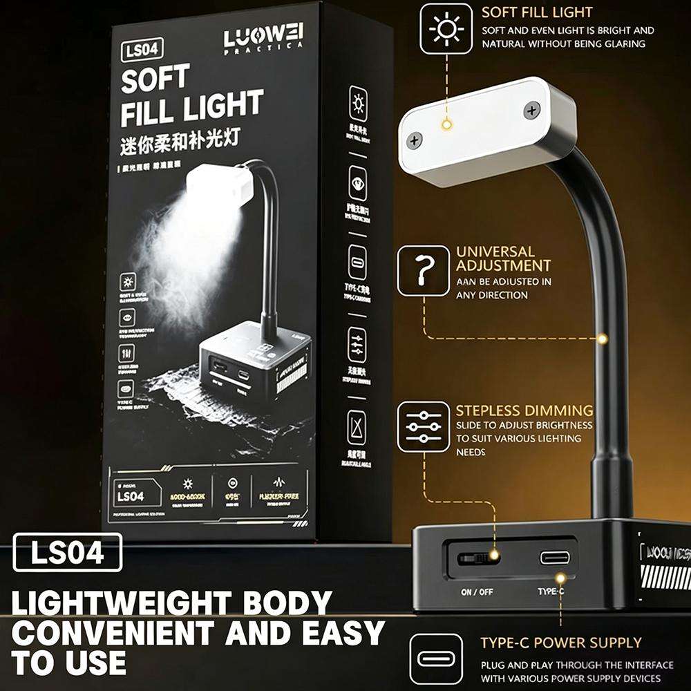 LUOWEI LS-04 Mini Soft Fill Light