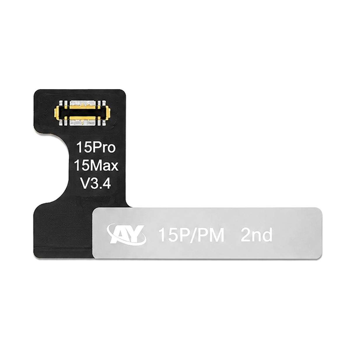 AY Solderless External Battery Repair Flex Cable For iPhone 15 Pro / 15 Pro Max